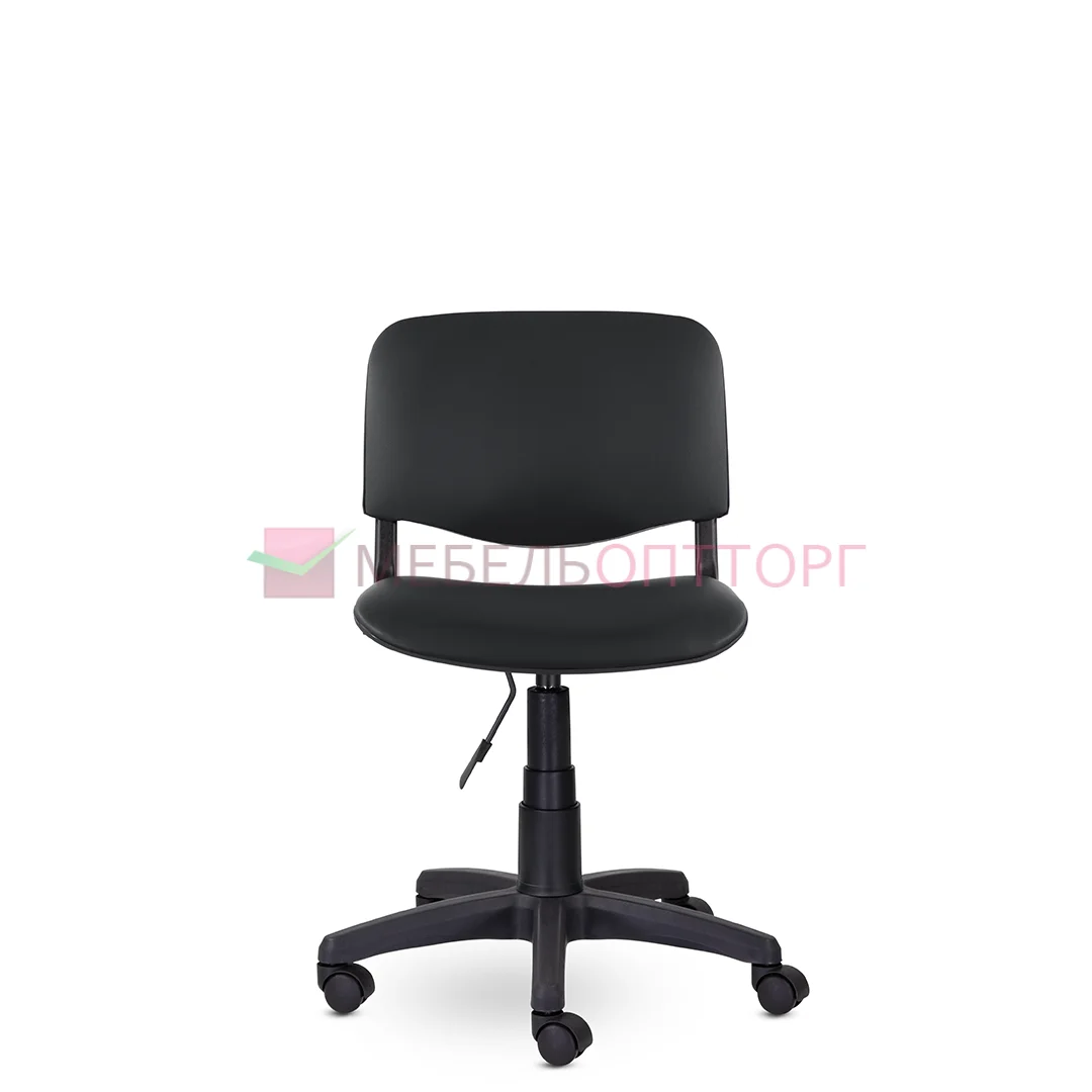 Стул офисный easy chair изо v 4 черный искусственная кожа металл черный